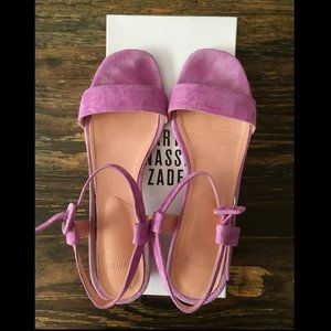 Maryam Nassir Zadeh Sophie Sandals Violet Suede
